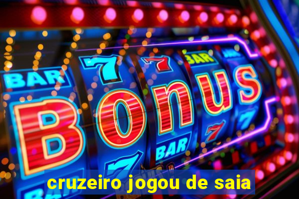 cruzeiro jogou de saia