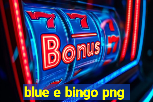 blue e bingo png