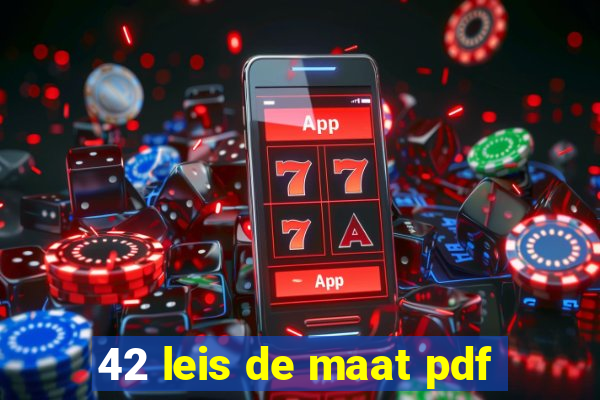 42 leis de maat pdf