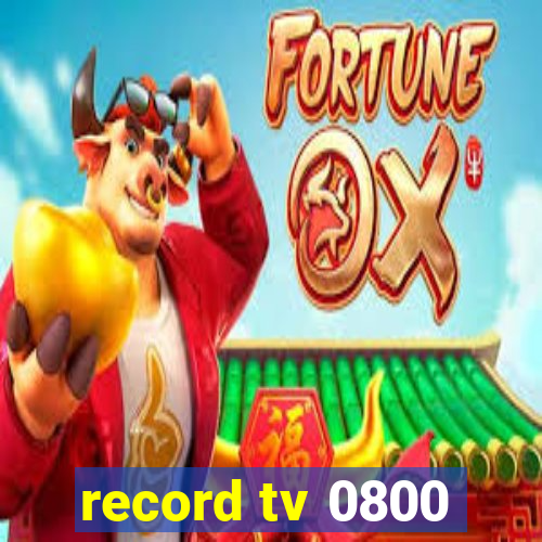 record tv 0800