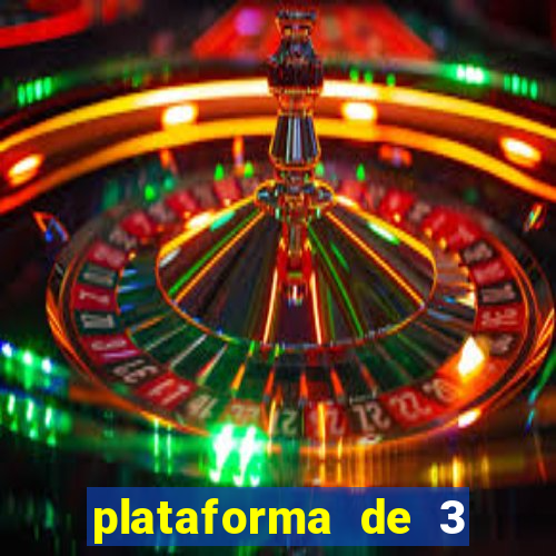 plataforma de 3 reais jogo