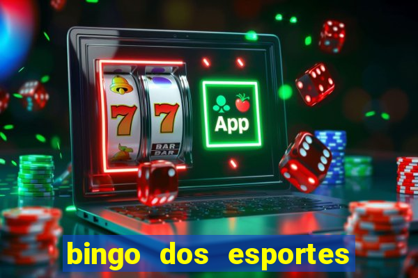 bingo dos esportes para imprimir