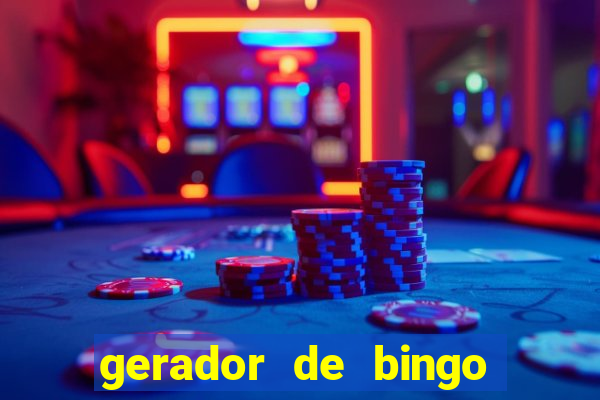 gerador de bingo cha de bebe