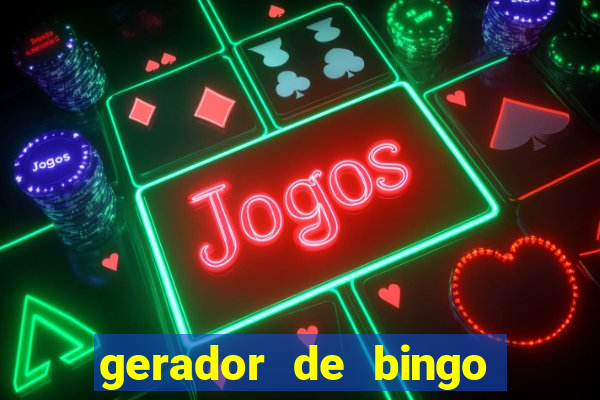 gerador de bingo cha de bebe