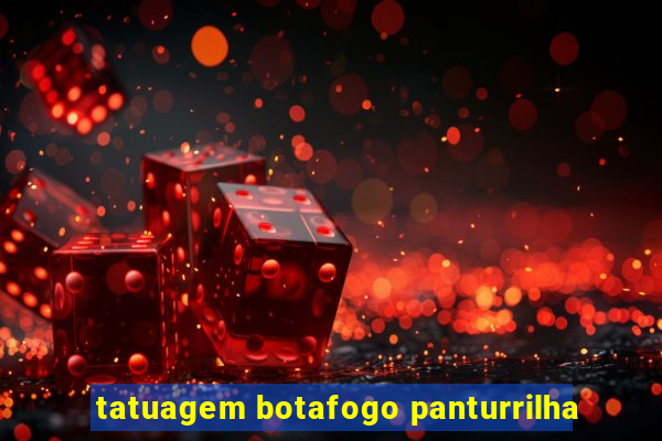 tatuagem botafogo panturrilha