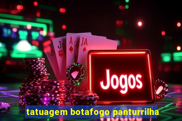 tatuagem botafogo panturrilha