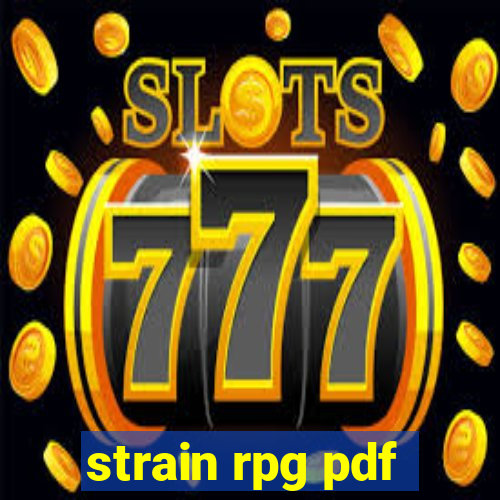 strain rpg pdf