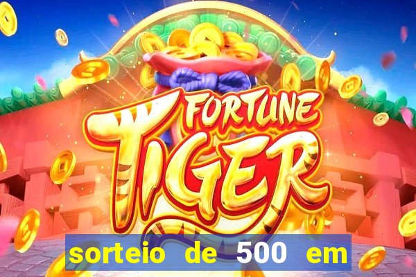 sorteio de 500 em cash toda segunda feira novibet