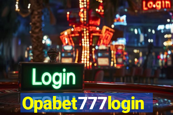 Opabet777login