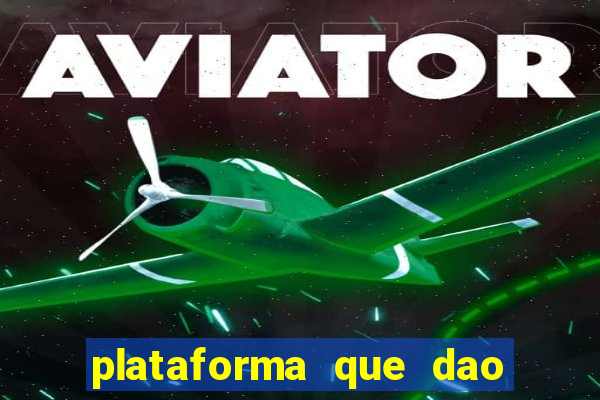 plataforma que dao bonus de cadastro