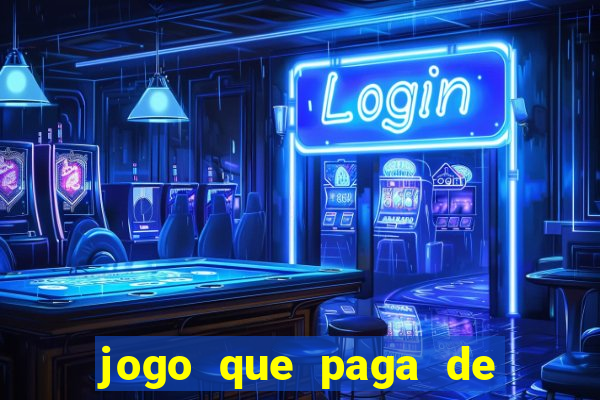 jogo que paga de verdade no pix