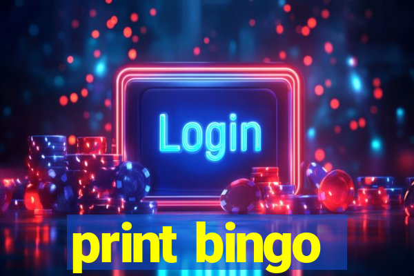 print bingo