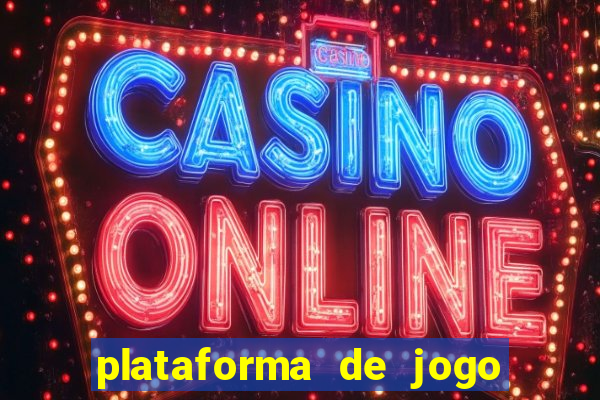 plataforma de jogo nova pagando