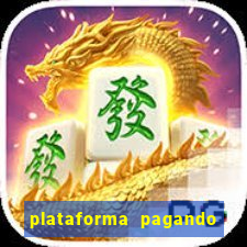 plataforma pagando fortune tiger