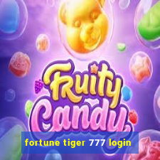 fortune tiger 777 login