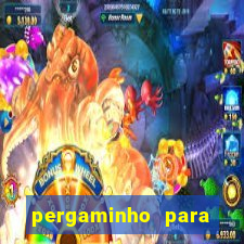 pergaminho para escrever dentro