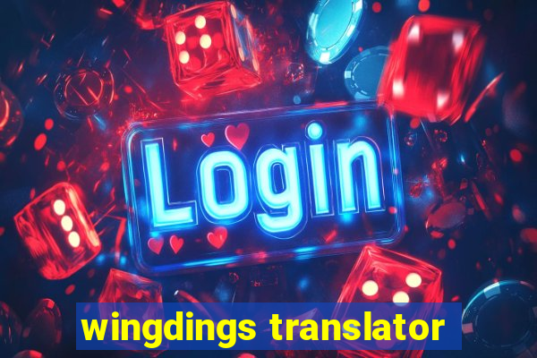 wingdings translator