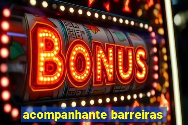 acompanhante barreiras