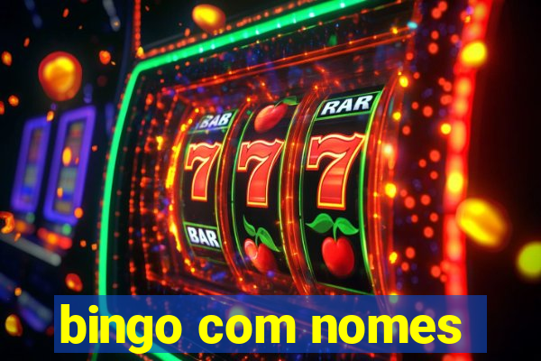 bingo com nomes