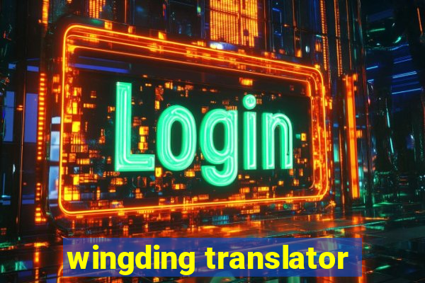 wingding translator