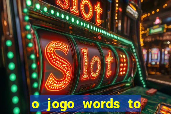 o jogo words to win paga mesmo