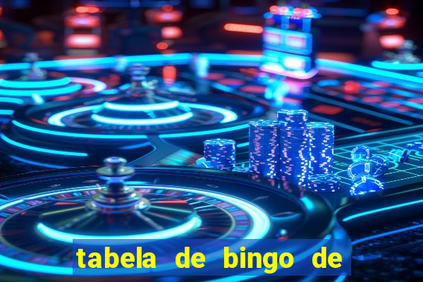 tabela de bingo de 1 a 100