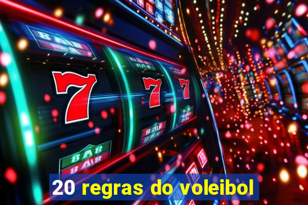 20 regras do voleibol