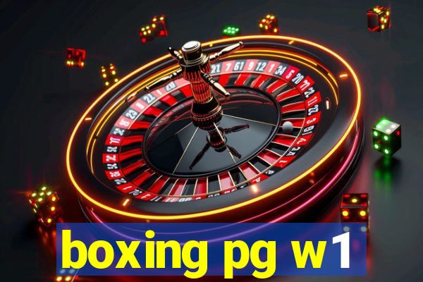 boxing pg w1