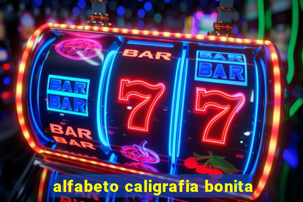 alfabeto caligrafia bonita