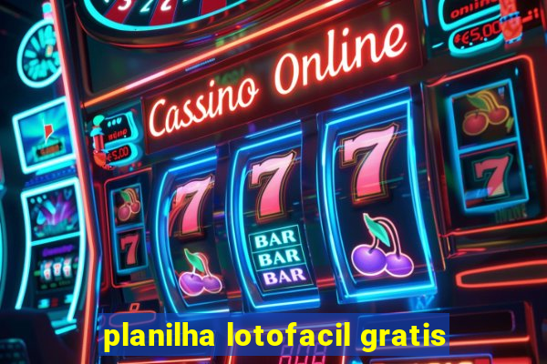 planilha lotofacil gratis