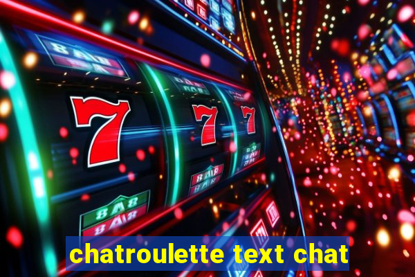 chatroulette text chat