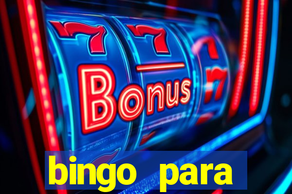 bingo para despedida de solteira para imprimir