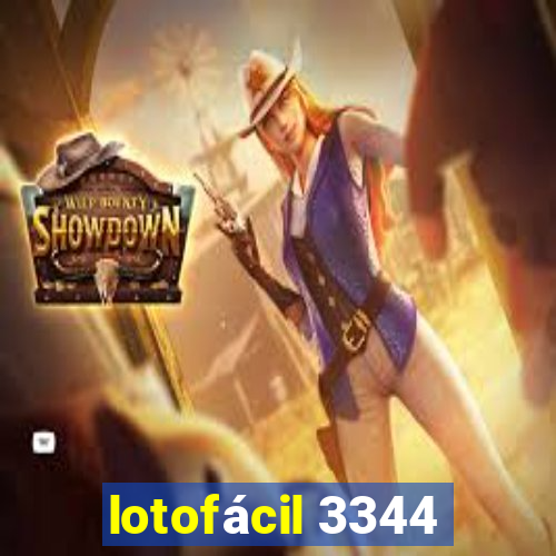 lotofácil 3344