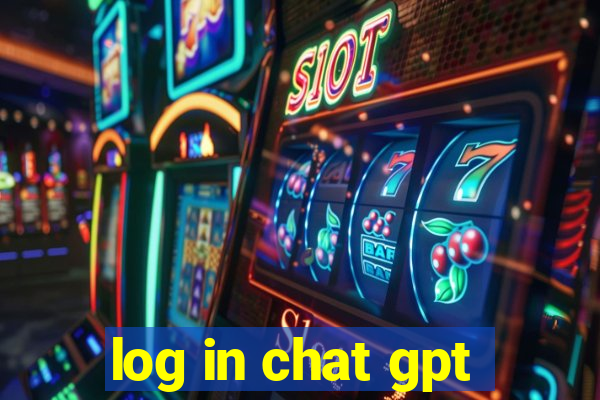 log in chat gpt